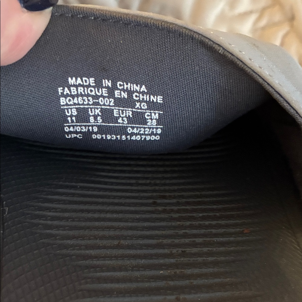 Nike Slide Sandals with Pink Logo - Picture 2 of 4